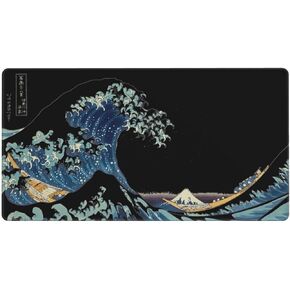 MTG Playmat Wave in Night TCG Board Game Card Game Trading Card Game Play mat Desk Pad Original Hand Painting Stitched Edges Smooth Surface Rubber Base 23.5x13.7in in Kuwait