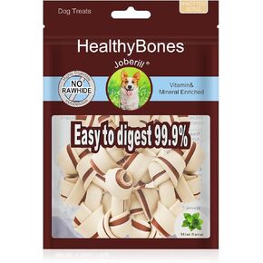 UrbanX HealthyBones Rawhide Free Healthy Foods for Miniature Pinscher and Other Small Companion Dogs, Chicken Wrapped Sticks Dog Foods, Soft Chewy Foods for Training Rewards, 7 Count in Kuwait