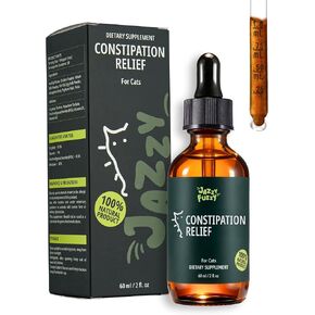 قطرات سائلة لتخفيف إمساك القطط، ملين للبراز وملين لطيف للقطط، يدعم صحة الجهاز الهضمي، مكمل عشبي طبيعي بنكهة الدجاج، 60 مل / 2 أونصة سائلة in Kuwait