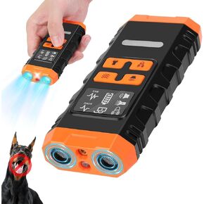 أجهزة منع نباح الكلاب من MultiOutools، جهاز مضاد للنباح بالموجات فوق الصوتية لتدريب الكلاب، تدريب الكلاب يوقف السلوك السيئ حتى 50 قدمًا، ضوء LED طويل المدى، مدرب الكلاب بالموجات فوق الصوتية للاستخدام الداخلي والخارجي in Kuwait