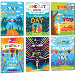 Sproutbrite Classroom Decorations - Posters for Teachers - Bulletin Board and Wall Decor for Pre School, Elementary and Middle School Themes in Saudi Arabia
