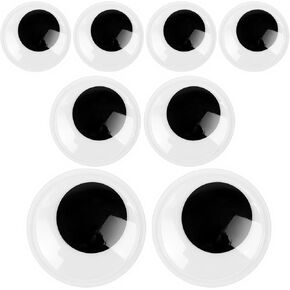 cobee 8Pcs Googly Eyes Self Adhesive, Large Googly Eyes, Gaint Googlys Eye Self Adhesive, Christmas Decorations Googlys Eye, Eyeball Stickers for DIY Crafts Christmas Tree Party Decorations in Kuwait