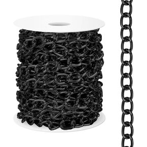 16.4 قدم كبح سلسلة لفة الألومنيوم الملتوية الروابط الفضة مطلي معدن كبح سلسلة السائبة كبح سلسلة بكرة سميكة الحرفية سلسلة كبح سلسلة قلادة لصنع المجوهرات DIY الحرفية قلادة سوار قلادة in Kuwait