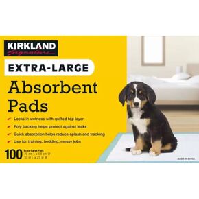 Kirkland Signature Extra Large Absorbent Pads, 76cm x 58cm - 100 Pack in Saudi Arabia