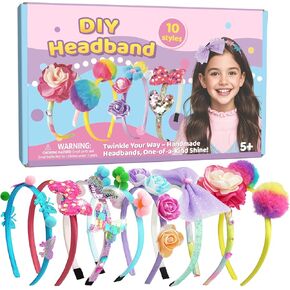 Ambesi DIY Headband Making Kit for Girls Ages 5-12 - Arts & Crafts Gift Set in Kuwait