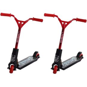 2Pcs Mini Finger Scooter, Two Wheel Training Board, Birthday Gifts, Magic Props, Juggling Accessories (Red Blue) in Kuwait