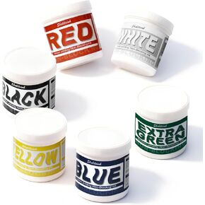 Shaliteink® Screen Printing Ink Set(PVC Free) - 6-Colors(10oz), Non-Blocking Printing Plastisol Ink for Cotton, Screen Printing Supplies for Polyester and Other Fabrics in Saudi Arabia