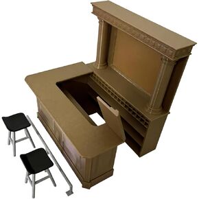 1/12 Bar Counter Model DIY Set Role Play Games Diorama Decoration Creative in Kuwait