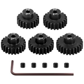 OGRC 32P Pinion Gear 20T 21T 22T 23T 24T 3.175mm Shaft Pinion Gears for 1/10 RC Short Course Drift Rally Car in Kuwait