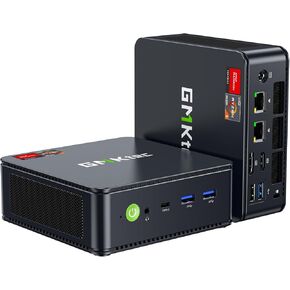 GMKtec K16 كمبيوتر صغير للألعاب AMD Ryzen 7 7735HS (4.75 جيجا هرتز) 32DDR5 RAM + 512 جيجا بايت محرك الأقراص الصلبة PCle SSD، كمبيوتر مكتبي ثنائي NIC LAN 2.5G، USB4 مزدوج، HDMI 2.0، USB-C in Kuwait
