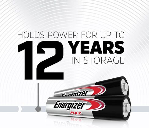 Energizer AAA Batteries, Max Triple A Alkaline, 8 Count (Pack of 2) in Saudi Arabia