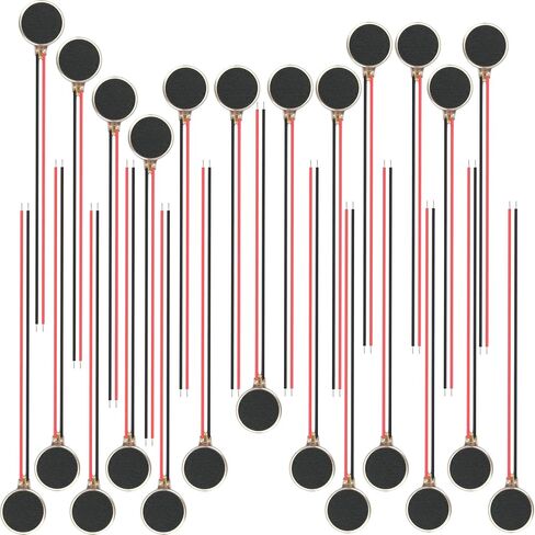 25PCS Mini Vibration Motor DC 3V 12000rpm Flat Coin Button Micro Vibrating Motor for Mobile Device Projects in Kuwait