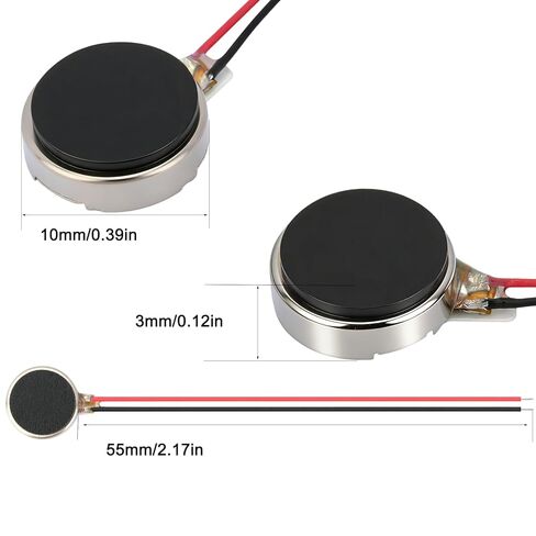 25PCS Mini Vibration Motor DC 3V 12000rpm Flat Coin Button Micro Vibrating Motor for Mobile Device Projects in Kuwait
