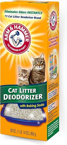 مزيل الروائح الكريهة لفضلات القطط بوزن 30 أونصة Arm N Hammer (عبوة من قطعتين) مع صندوق Scent N Stories، عبوة مزدوجة لنضارة ممتدة ومساحات ذات رائحة نظيفة in Kuwait