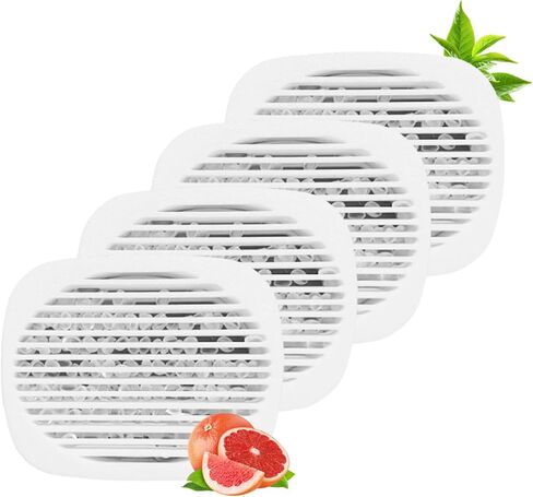 صندوق عطر روبرتت متوافق مع صندوق فضلات القطط الأوتوماتيكي PetSnowy Snow+، رائحة الجريب فروت الأخضر، بديل للتحكم في الرائحة شهريًا (4 قطع) in Kuwait