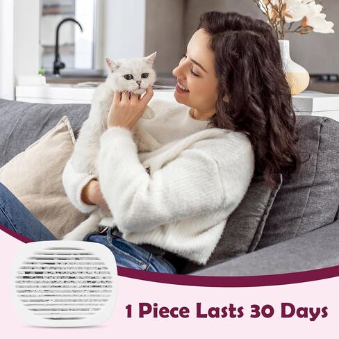 صندوق عطر روبرتت متوافق مع صندوق فضلات القطط الأوتوماتيكي PetSnowy Snow+، رائحة الجريب فروت الأخضر، بديل للتحكم في الرائحة شهريًا (4 قطع) in Kuwait