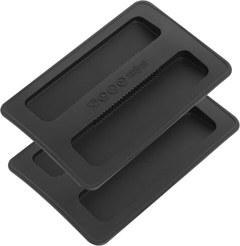 2 PCS Silicone Toasters Top Cover, Toaster Cover 2 Slice Toaster Covers Black Bread Maker Dust Machine Covers Sandwich Machine Part Accessories (Black) in Saudi Arabia