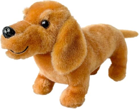 Dogs Stuffed Animals,16"Dachshund Stuffed Animals Toys Plush Dog Stuffed for Kids,Girls,Boys,Pet,Soft Cuddly Plush Toy Realistic Dog Toys as Birthday Gift (dog-1collar) in Saudi Arabia