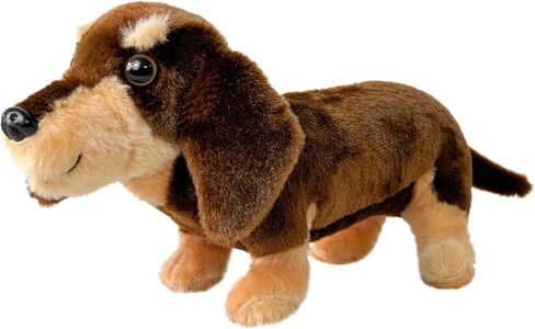 Dogs Stuffed Animals,16"Dachshund Stuffed Animals Toys Plush Dog Stuffed for Kids,Girls,Boys,Pet,Soft Cuddly Plush Toy Realistic Dog Toys as Birthday Gift (dog-1collar) in Saudi Arabia