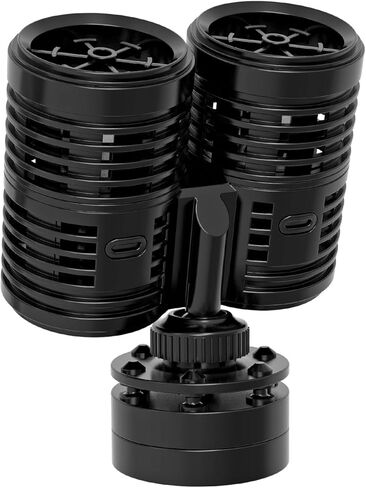 hygger 1585GPH Aquarium Wave Maker، مضخة دوران غاطسة مع حامل مغناطيسي لخزانات الأسماك سعة 40-80 جالون، رأس طاقة مزدوج للمياه العذبة والمياه المالحة in Kuwait