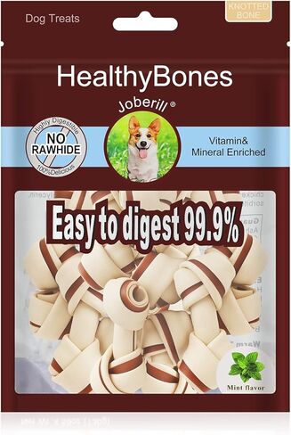UrbanX HealthyBones أغذية صحية خالية من الجلود الخام لشجرة تينيسي بريندل وغيرها من كلاب الصيد المتوسطة، أعواد الدجاج الملفوفة، أطعمة الكلاب، أطعمة مطاطية ناعمة لمكافآت التدريب، 7 قطع in Saudi Arabia