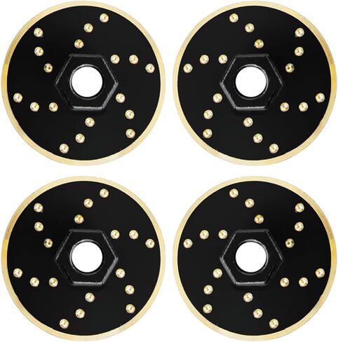 Brass Wheel Weights Brass Wheel Hex Adapter Counterweight RC Upgrade Parts for 1/32 Redcat Ascent-32 in Saudi Arabia