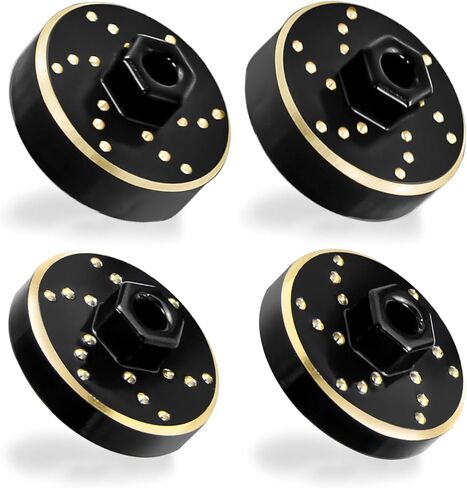 Brass Wheel Weights Brass Wheel Hex Adapter Counterweight RC Upgrade Parts for 1/32 Redcat Ascent-32 in Saudi Arabia