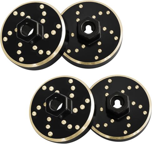 Brass Wheel Weights Brass Wheel Hex Adapter Counterweight RC Upgrade Parts for 1/32 Redcat Ascent-32 in Saudi Arabia