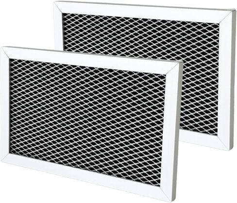 2 Pack Microwave Charcoal Filter Fit for GE JVM3160DF8BB, JVM3160DF8CC, JVM3160DF8WW, JVM3160RF8SS, JVM1540SM1SS, JVM1540SM2SS Microwave Replacement Part in Saudi Arabia