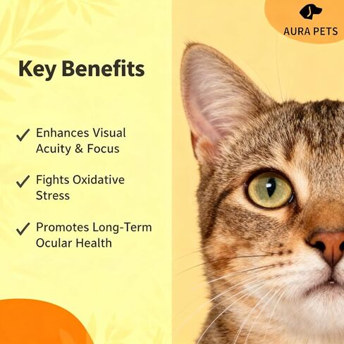 Advanced Vision Formula for Dogs, AuraPets Vision Formula, with Lutein, Zeaxanthin, Astaxanthin, Supports Vision and Reduces Cloudiness, 30ml (2pcs) in Saudi Arabia