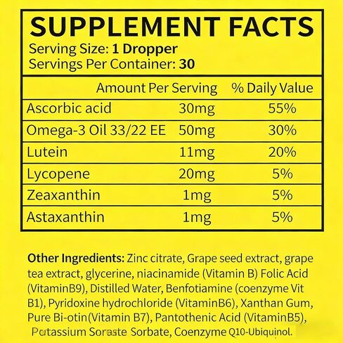 Advanced Vision Formula for Dogs, AuraPets Vision Formula, with Lutein, Zeaxanthin, Astaxanthin, Supports Vision and Reduces Cloudiness, 30ml (2pcs) in Saudi Arabia