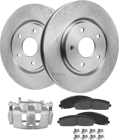 Detroit Axle - Brake Rotors for Toyota 2010-2018 4Runner Lexus GX460 Front and Rear Disc Brake Rotors 2011 2012 2013 2014 2015 2016 2017 Replacement in Saudi Arabia