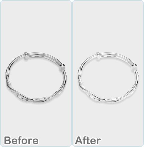 4Pcs Silver Polishing Cloth, Silver Jewelry Cleaner Cloth, Double-Sided Jewelry Polishing Cloths Silver Polishing for Sterling Silver Gold Platinum Jewelry, Silver Cleaning Cloth Keeps Shining in Saudi Arabia