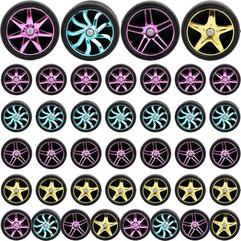 40 Pcs Wheel Yoyos Plastic Mini Yo-Yo Toys in Assorted Colors for Beginners Adults Teens Birthday Racing Party Favors Holiday Stocking Fillers Classroom Prizes in Saudi Arabia