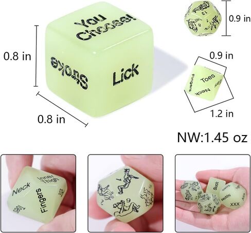 𝗦𝗲𝘅 Dice Board Game Party Favor & Gaming Cards for Two Adults, Super Fun Bedroom Game for Date Night, Romantic Anniversary & Valentines Gifts in Kuwait