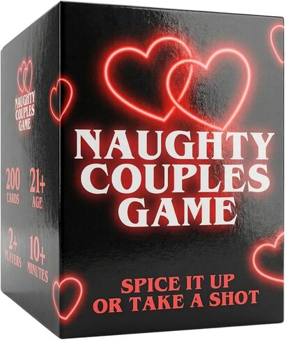 Couples Games for Adults, Spicy Drinking Game with 200 Conversation Starters & Actions, Naughty Gifts for Him & Her, Romantic Couple Activities & The Spiciest Connecting Card Games for Couples. in Saudi Arabia