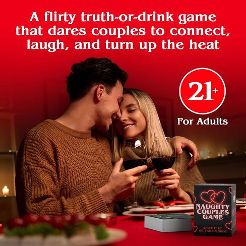 Couples Games for Adults, Spicy Drinking Game with 200 Conversation Starters & Actions, Naughty Gifts for Him & Her, Romantic Couple Activities & The Spiciest Connecting Card Games for Couples. in Saudi Arabia