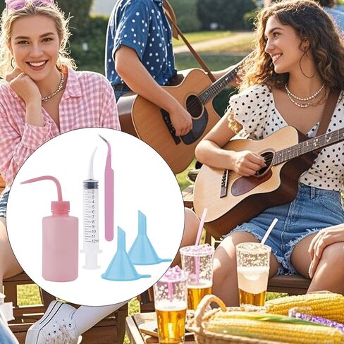 5 قطع من لوازم أكواب كرة الثلج من BOXOB، مجموعة أدوات كرة الثلج اللامعة DIY تتضمن حقنة زجاجة ضغط بلاستيكية وملاقط ومجموعة لوازم أكواب القمع لملحقات الحرف اليدوية in Kuwait