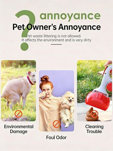 Enhanced Strength Dog Poop Bags 300 Count Scented Rolls | Leak-Proof Extra Thick Pet Waste Bags for Large Dogs and Puppy with Dispenser. in Kuwait