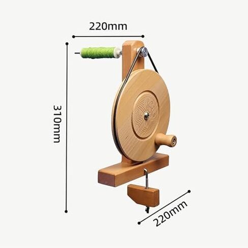 عجلة دوارة خشبية مصنوعة يدويًا، يمكن استخدامها كأداة لف DIY، مناسبة للبكرات ذات القطر الداخلي 5-7 مم. in Kuwait