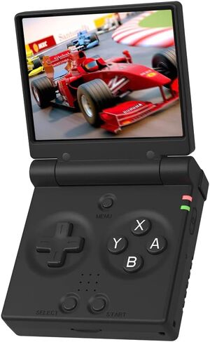 وحدة تحكم ألعاب محمولة باليد Miyoo Mini Flip Retro، شاشة 2.8 بوصة 750*560 IPS، محاكي Linux محمول، هدية للرجال والنساء، رمادي in Saudi Arabia
