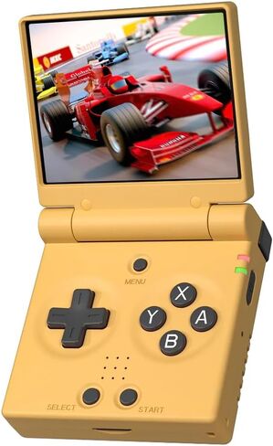 Miyoo Mini Flip Retro Handheld Game Console, 2.8 Inch 750*560 IPS Screen, Portable Linux Emulator Handheld, Gift for Men & Women, Gray in Saudi Arabia