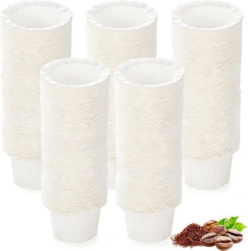 Disposable Paper Coffee Filters, Keurig K Cup Paper Filters for Keurig Single Brewer Reusable Cups, K-cup Coffee Pods, Fits All Brands Reusable K Cups (300) in Saudi Arabia