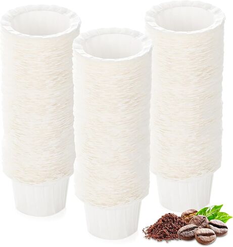 Disposable Paper Coffee Filters, Keurig K Cup Paper Filters for Keurig Single Brewer Reusable Cups, K-cup Coffee Pods, Fits All Brands Reusable K Cups (300) in Saudi Arabia