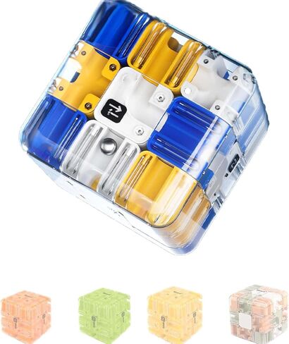 Large 3D Labyrinth Puzzle Maze Cube - Engaging Brain Teaser Toy, Improve Spatial Recognition and Cultivate Logical Thinking (Blue) in Saudi Arabia