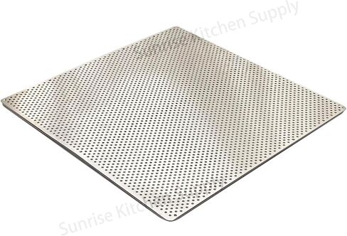 شاشة مقلاة من الفولاذ المقاوم للصدأ Sunrise Kitchen Supply (شاشة صلبة) (قطعة واحدة، 13.5 بوصة × 13.5 بوصة) in Kuwait