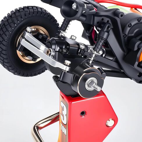 SCX30 Brass Upgrade Kit, Front & Rear Brass Diff Covers, Brass Steering Knuckles & Rear Hub Weights for Axial SCX30 RC Crawler in Saudi Arabia