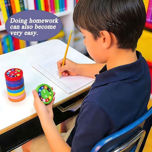 Math Fidget Spinners,Math manipulatives,Math Games for Kids 8-12,The Fidget Game,Multiplication Game Fidget Toys for Kids,Math Spinners for Kids(9pcs) in Saudi Arabia