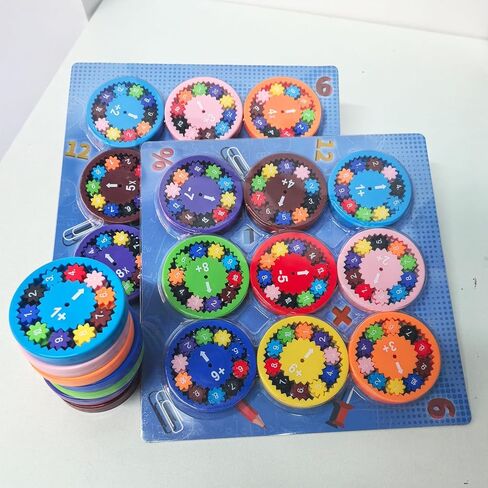 Math Fidget Spinners,Math manipulatives,Math Games for Kids 8-12,The Fidget Game,Multiplication Game Fidget Toys for Kids,Math Spinners for Kids(9pcs) in Saudi Arabia
