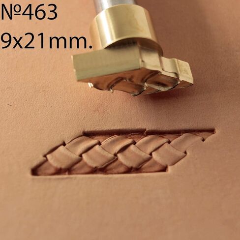 DandS ltd Leather Stamp Tool, Rope Knot, Professional Steel Craft Tool for Leatherworking, Embossing, Carving & Stamping Leather Projects, Belts, Wallets & DIY Projects Compatible with Mallet #463 in Saudi Arabia